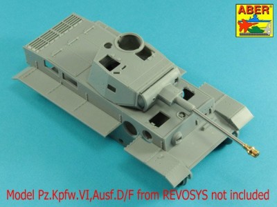 Lufa 7,5mm z hamulcem wylotowym do niemieckiego czołgu Pz.Kpfw. VI Ausf. D/F (VK36.01) - 3