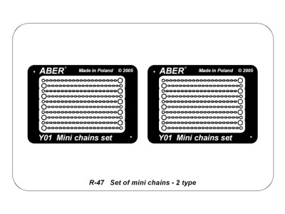 Set of mini chains 2 type