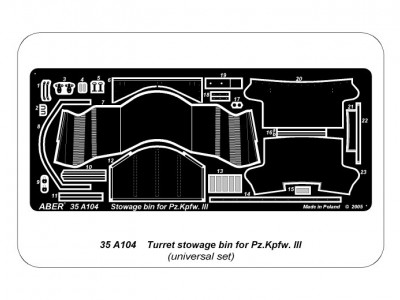 Turret stowage bin for Pz.Kpfw. IV