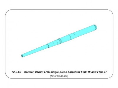 German 88mm L/56 single-piece barrel for Flak 36 and Flak 37 - 11