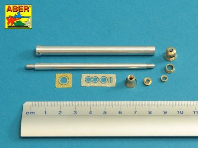 Lufa 8,8cm Kw.K 43/3 L/71 (dwuczęściowa) do czołgu Tiger II  z wieżą Porsche -późny - 2