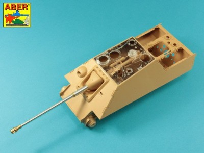 Lufa Pak 43/3 L/71 8,8cm go Jagdpantery G1 późna lub G2 (RFM) - 7