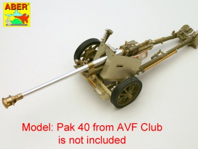 35 162 - Niemiecka armata przeciwpancerna 75 mm PaK 40 (AFV Club model) - 2