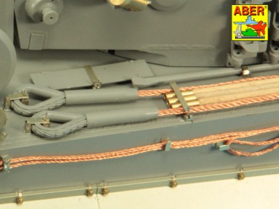 Barrel cleaning rods with brackets for Tiger I – early/late - 8