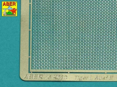 Aditional smaller mesh used on some Tiger I, Ausf.E under standart grilles - 4