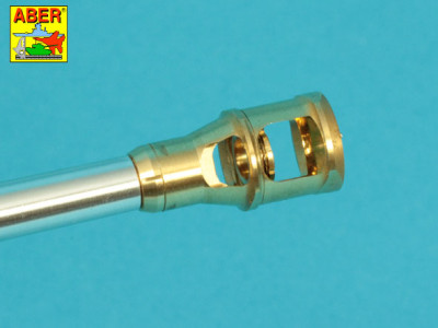 Muzzle brake for 76 mm M1A2 barrel to U.S. Sherman M4A3E8 tank - 9