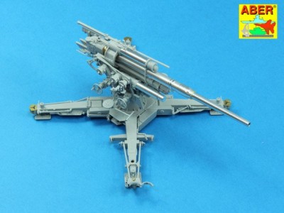Dwuczęściowa lufa 88mm L/56 do niemieckich dział typu Flak - 9