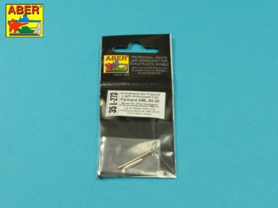 Armament for French Light Armoured Car AML-60-20, barrela for 20mm Autocanon  90mm mortar - 7