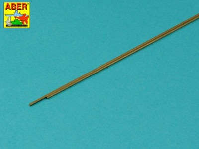 Brass  square rods 1,0mm length 245mm x2 pcs. - 1
