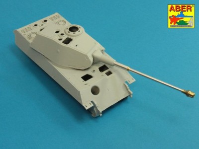 Lufa 8,8cm Kw.K 43/3 L/71 (dwuczęściowa) do czołgu Tiger II  z wieżą Porsche -późny - 4