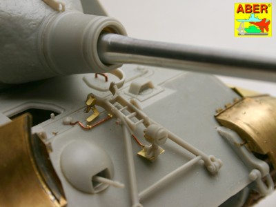 German 128mm Pak 44 (80) L/55 gun barrel for Sd.Kfz.186 Jagdtiger - 7