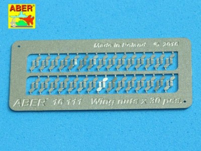 Wing nuts PE nuts with turned bolt x 30 pcs. - 7