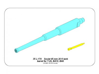 Lufa do czołgu T-26, pojazdu BA10, BA6 - 6