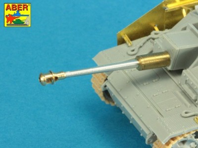 German StuK.40 L/48 7,5 cm Bartel with middle model muzzle brake for StuG. III Ausf.G late  StuG. IV - early - 4