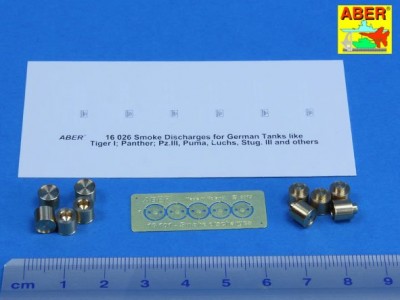 Smoke Discharges for rear five grenade racks - 2