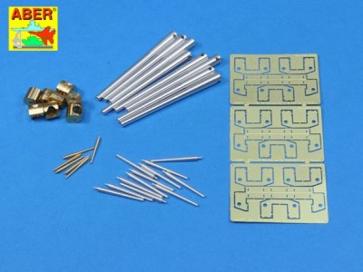 Zestaw luf do brytyjskiego pancernika Rodney lub Nelson - 405mm x 9, 152mm x 12, 102mm x 6 - 1