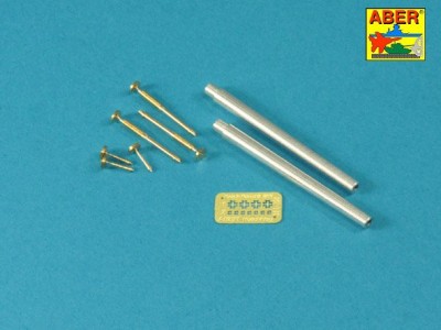 Barrels for British WWI Tank Mk.I Male – 6 pdr.  gun x 2 pcs.  8mm Hotchkiss m.1909 x 3 pcs. - 1