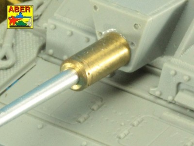 German StuK.40 L/48 7,5 cm Bartel with middle model muzzle brake for StuG. III Ausf.G late  StuG. IV - early - 5