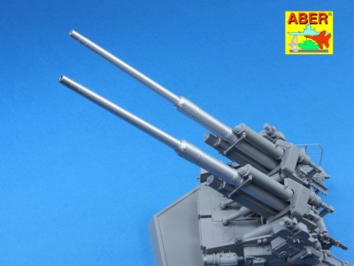 German 128mm L/61 barrels for anti-aircraft 12,8 cm FlaK 40 Zwilling - 4