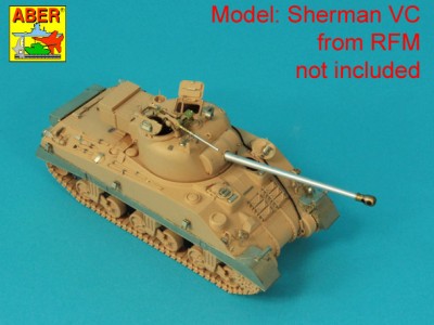 76,2mm Ordinance Q.F. 3-in. 17 PDR. Mk. IV barrel with muzzle brake for Sherman VC ''Firefly'' - 13