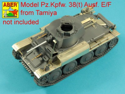 German light tank Pz.Kpfw. 38(t) Ausf. E/F/G - vol. 2 - additional set - fenders - 5