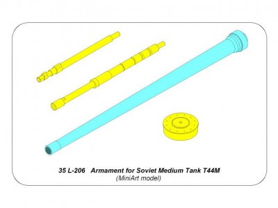 Zestaw uzbrojenia do T-44M 85mm - 12