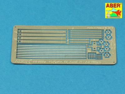 Niemiecki średni czołg Panzer IV H  cz.10 - zestaw dodatkowy - filtry powietrzne - 3