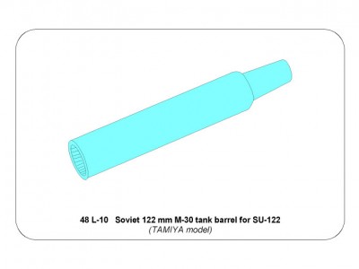 Soviet 122mm M-30 barel for SU-122 - 10