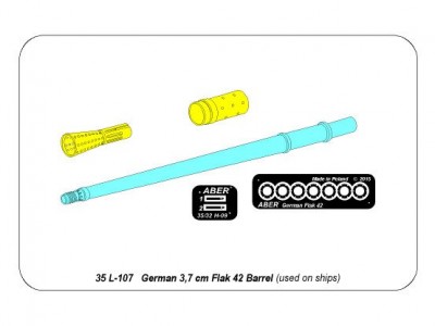 German 3,7cm Flak 42 Barrel - 11