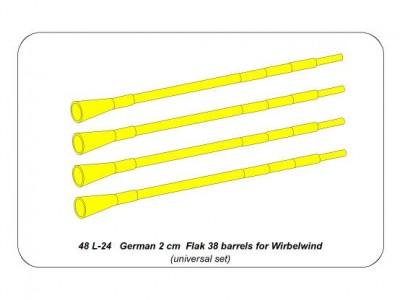 German 2 cm Flak 38 barrels for Wirbelwind - 10