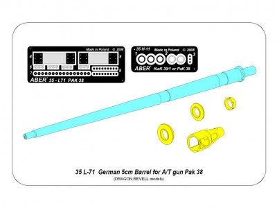 Germ.5cm barrel for anti-tank gun Pak 38 - 4