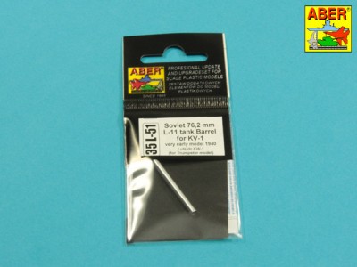 Lufa 76,2mm L-11 do radzieckigo czołgu KW-1 - bardzo wczesny model - 3