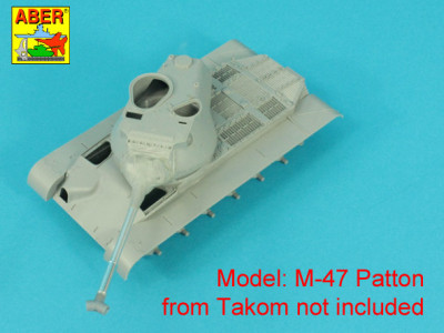 Lufa z hamulcem o kształcie  Y do czołgu M47 Patton z pokrowcem na jarzmo - 3