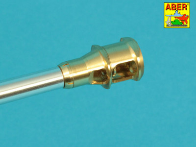 Muzzle brake for 76 mm M1A2 barrel to U.S. Sherman M4A3E8 tank - 10