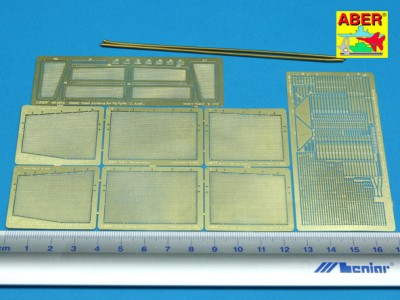 Niemiecki czołg średni Pz.Kpfw. IV, Ausf. J  (także Stug IV późny i Jagdpanzer IV A) - cz. 5 - zestaw dodatkowy - siatkowe osłony boczne - 2