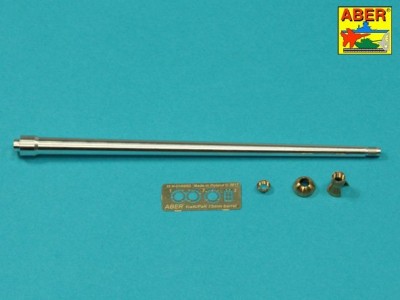 7,5cm gun barrel with single baffle muzzle brake for German Tank Tiger I, Ausf.H2 (Dragon) - 1