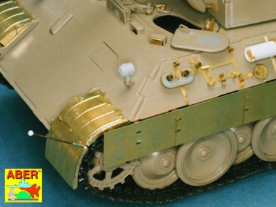 Front fenders and mud flaps for Panther Ausf. A/D - 5